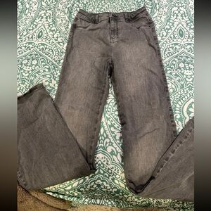 Fitjeans flare Gray Jeans hi rise